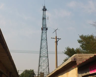 扬州小型信号塔使用案例